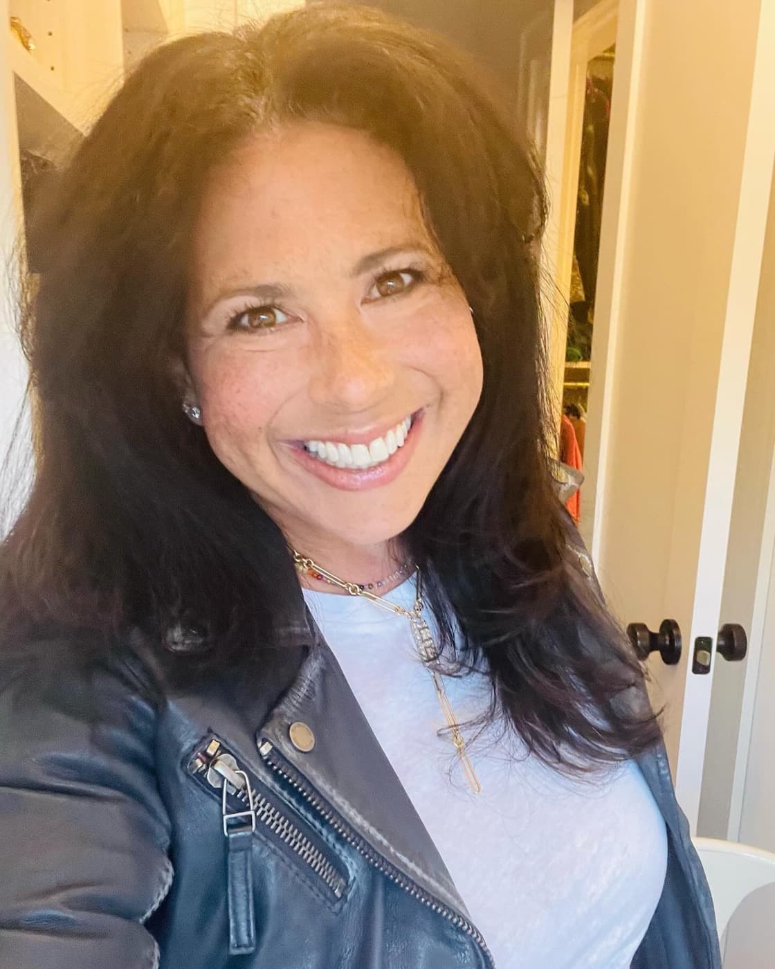 Meredith Hayman smiling at home
